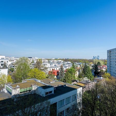 ורשה Maklakiewicza 17 - 700M Od Szpitala Mswia - 4Km Do Lotniska Chopina - Maly Balkon - Piekny Widok Na Centrum Warszawy מראה חיצוני תמונה