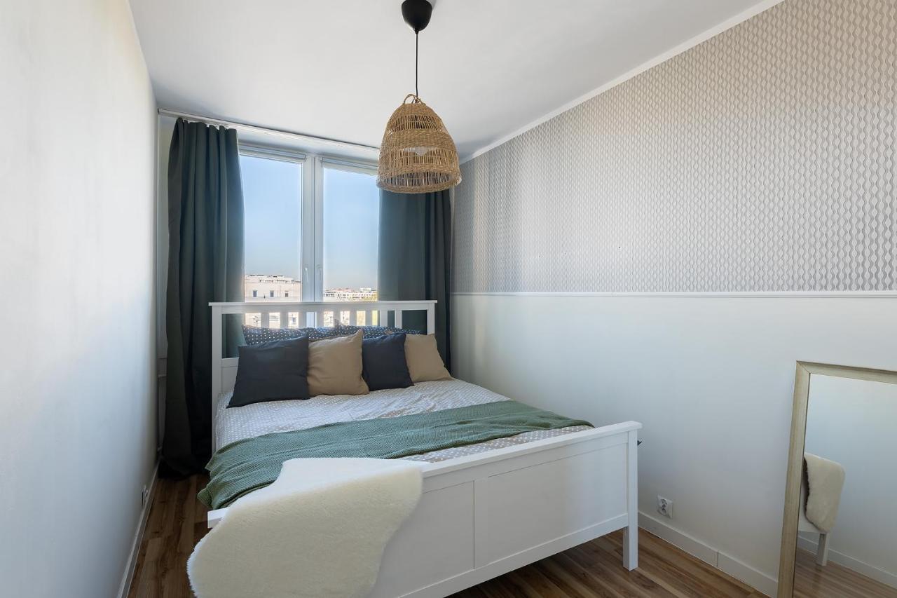 ורשה Maklakiewicza 17 - 700M Od Szpitala Mswia - 4Km Do Lotniska Chopina - Maly Balkon - Piekny Widok Na Centrum Warszawy מראה חיצוני תמונה