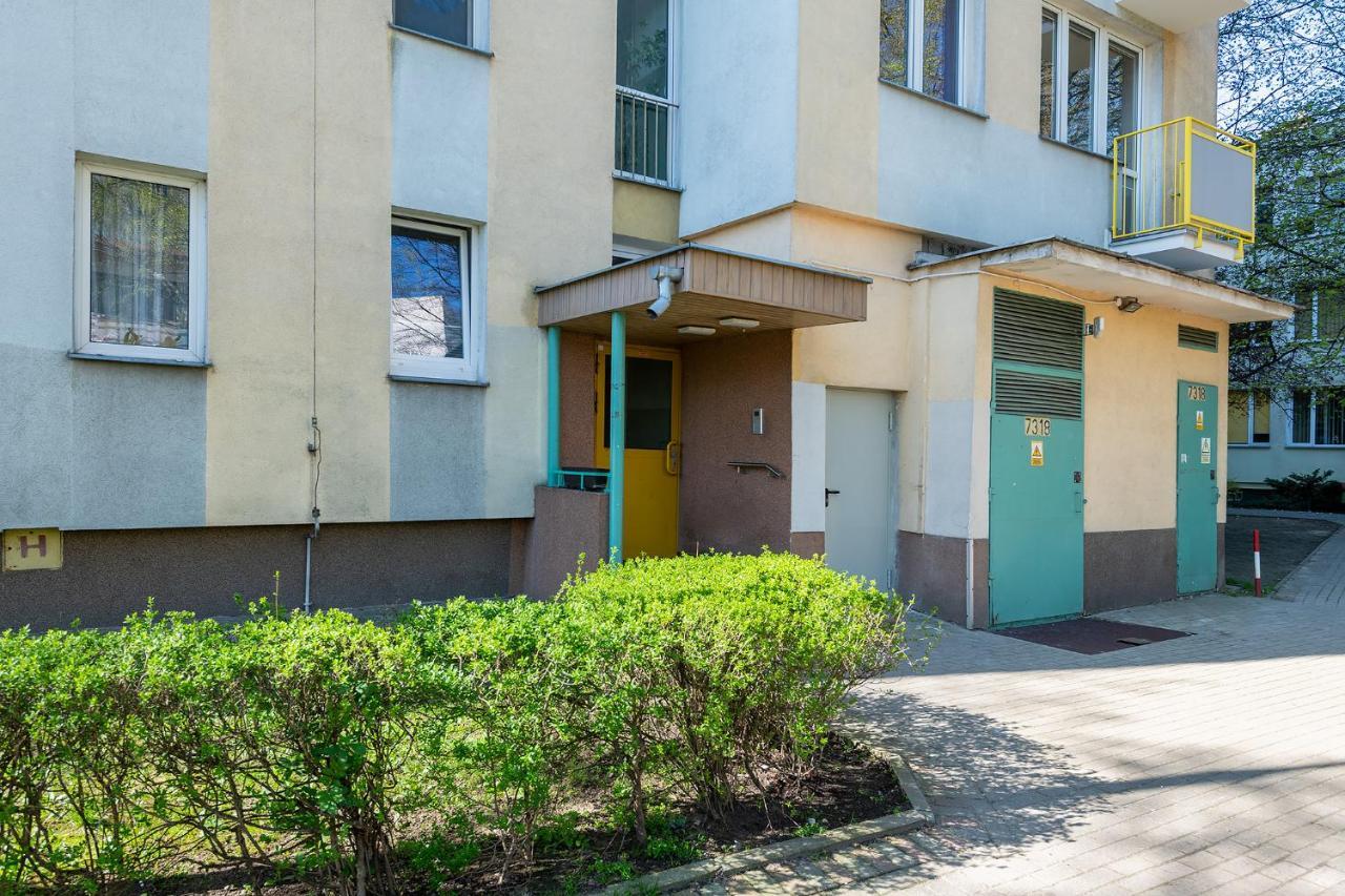 ורשה Maklakiewicza 17 - 700M Od Szpitala Mswia - 4Km Do Lotniska Chopina - Maly Balkon - Piekny Widok Na Centrum Warszawy מראה חיצוני תמונה