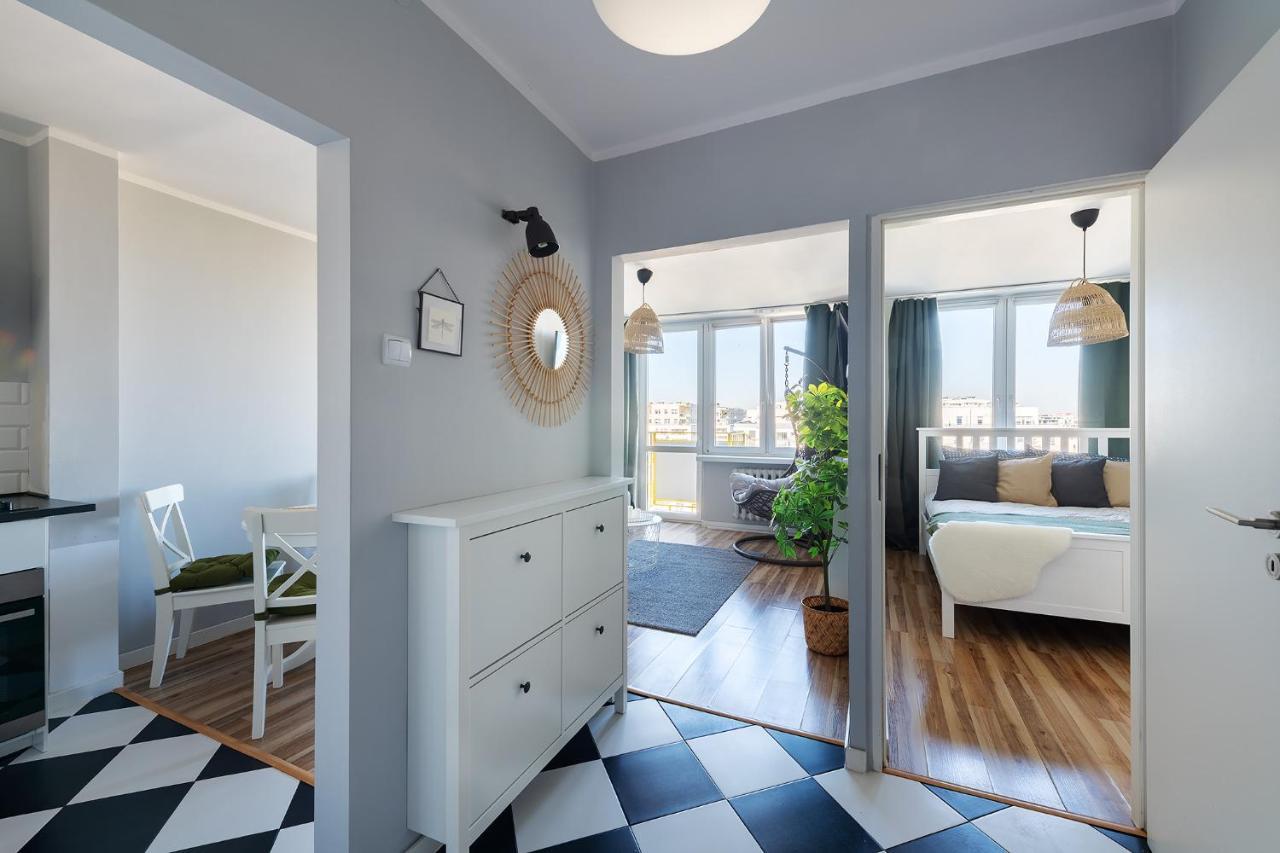 ורשה Maklakiewicza 17 - 700M Od Szpitala Mswia - 4Km Do Lotniska Chopina - Maly Balkon - Piekny Widok Na Centrum Warszawy מראה חיצוני תמונה
